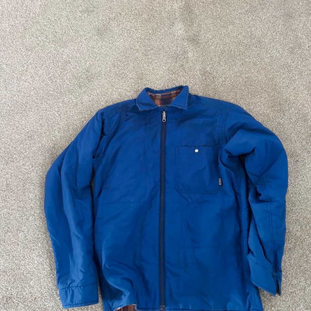 Men's Blue Patagonia Jacket Reversible